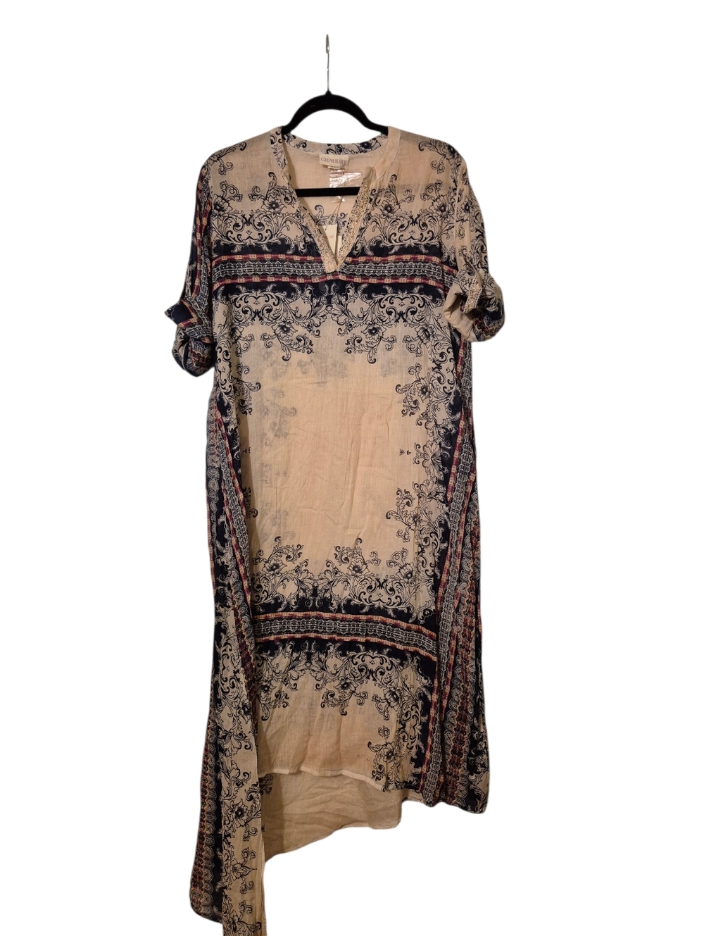 Chaudry NWT Boho Style 100% Cotton Dress XS